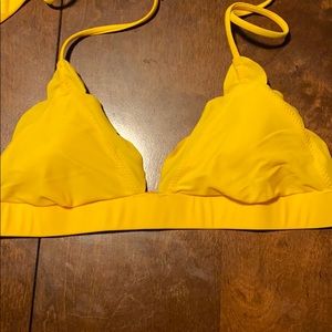 Yellow bikini top